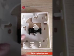 FTB86Y 2 পোর্ট SC FTTH ওয়াল আউটলেট UL94V0 ফ্লেম রিটার্ডেন্ট