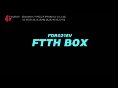 FDB0216V FTTH গোলাকার পোর্ট 16 কোর মিনি স্প্লিটার ফাইবার অপটিক বক্স