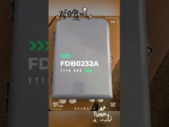 FDB0232A 32 পোর্ট ফাইবার অপটিক স্প্লিটার বক্স জন্য বহিরঙ্গন FTTH নেটওয়ার্ক জলরোধী জন্য XGSPON