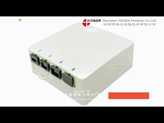 FRB-4D 4 কোর মিনি আউটলেট FTTH ইনডোর ফাইবার টার্মিনেশন বক্স 35mm DIN র্যাকের জন্য