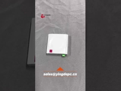 FTB86S মিনি FTTH ফাইবার অপটিক বক্স শাটার এসসি অ্যাডাপ্টার 2 পোর্ট সকেট