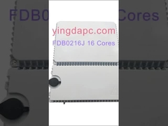 FDB0216J 16 পোর্ট FTTH 1 * 8 পিএলসি স্প্লিটার অপটিক্যাল ডিস্ট্রিবিউশন বক্স আইপি 65 ইন্দোনেশিয়া টেলিকম 2 দরজা গ্রে