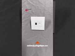 SC এবং RJ45 মডিউল CAT5E সহ ফাইবার অপটিক ওয়াল মাউন্ট সকেট
