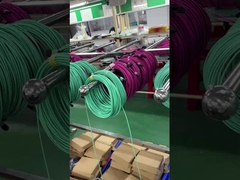 MPO 8 LC 3 MTP MPO ক্যাবল প্যাচ কর্ড QSFP SR4 অপটিক্যাল ট্রান্সিভার সহ