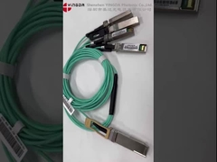 100G AOC 100G QSFP28 থেকে 4x25G SFP28 ব্রেকআউট অ্যাক্টিভ অপটিক্যাল ক্যাবল 5M OM3