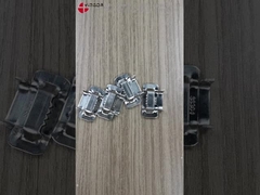কান দাঁত স্টেইনলেস স্টীল SS ব্যান্ড স্ট্রিপ জন্য Buckles SS304 SS201 3-25mm