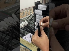 স্বয়ংসমর্থিত FTTH প্যাচ কর্ড SC - SC ফাইবার ড্রপ ক্যাবল কালো FRP LSZH 20M