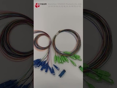 স্প্লিটার বক্সের জন্য SC APC ফাইবার অপটিক্যাল পিগটেল LSZH 900um SM সিরামিক ফেরুল