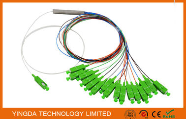 কেনা ব্রডব্যান্ড FTTH বিভাজক সংযোজক 1 x 16,1: 16 ফাইবার অপটিক পিএলসি Splitter রিবন 900um এসসি APC সংযোজকগুলির অনলাইনে উৎপাদন