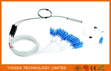 কেনা LSZH G657A ফাইবার অপটিক PLC স্প্লিটার 1x4 সিঙ্গেলমোড টাইট বাফার 0.9 মিমি অনলাইনে উৎপাদন