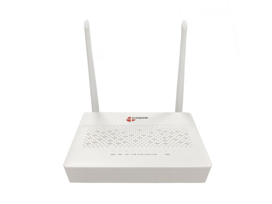 কেনা FTTH FTTB FTTX নেটওয়ার্ক GPON ONU রাউটার 1GE+3FE+VOIP+WIFI ABS উপাদান অনলাইনে উৎপাদন