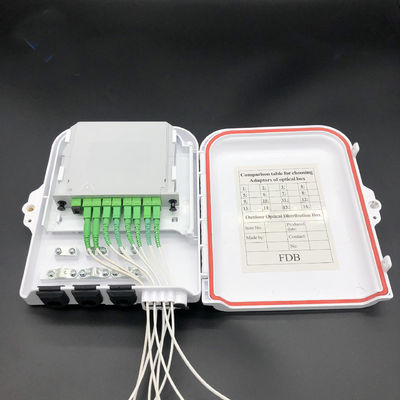 কেনা 1*8 স্প্লিটার মডিউল FTTH ফাইবার অপটিক স্প্লিটার বক্স আনকাট কেবল ABS হোয়াইট ফ্লেম রিটার্ড্যান্ট UL94 V0 অনলাইনে উৎপাদন