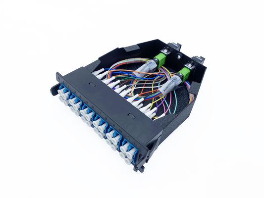 কেনা YINGDA প্লাস্টিক 24fibers MPO থেকে LC ব্রেকআউট ক্যাসেট বক্স ডেটা সেন্টারের জন্য এলিট সন্নিবেশ ক্ষতি সঙ্গে অনলাইনে উৎপাদন