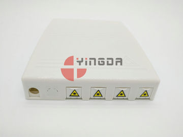 কেনা 3 পোর্ট 4 কোরে FTTH মিনি টার্মিনেশন বক্স ABS 7-10 মিমি এবং 2x3mm ড্রপ কেবেল এন্ট্রি ROHS অনলাইনে উৎপাদন
