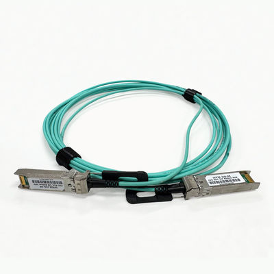 কেনা AOC ক্যাবল 25G SFP28 থেকে SFP28 5m ট্রান্সমিশন, OM3 300 aqua 850nm কালো টান সহ অনলাইনে উৎপাদন