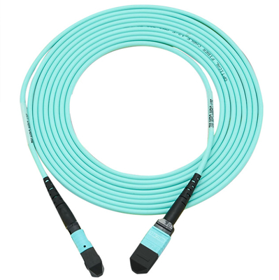 কেনা 400G MPO কেবল MPO থেকে MPO প্যাচ কর্ড ফিমেল OM3 16 ফাইবার টাইপ B 5M অনলাইনে উৎপাদন