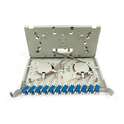 কেনা Fiber Optic Equipment 24 Core Fiber Splice Tray and Splice Box Splitter Module for Outdoor FTTH Cabinet অনলাইনে উৎপাদন