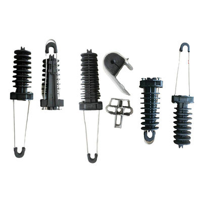 কেনা FTTH Optical Fiber Suspension Dead End Cable Anchor Clamp For ADSS Cable 8-12mm অনলাইনে উৎপাদন