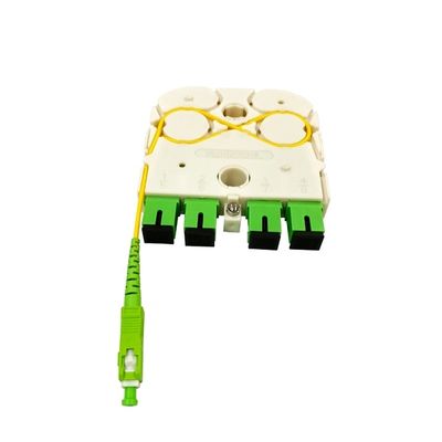 কেনা New FTTH Fiber Optic 1x4 SC APC Mini Cassette Direct Input Exclusive Design LGX PLC Splitter for Russia অনলাইনে উৎপাদন