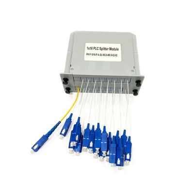 কেনা New Fiber Optic PLC Splitter Plug-in type 1x16 LGX box card insert with SC/UPC Connector module in Telecommunication systems অনলাইনে উৎপাদন