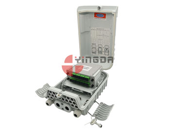 কেনা 16 পোর্ট মেরু মাউন্ট ফাইবার অপটিক কেবল বক্স IP66 FTTH নেপ Caja টার্মিনাল গ্রে জন্য অনলাইনে উৎপাদন