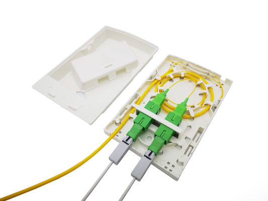 কেনা CATV FTTH FAT IP30 2 পোর্ট ফাইবার সমাপ্তি বক্স ওয়াল মাউন্ট অনলাইনে উৎপাদন