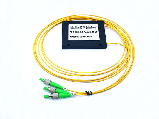 কেনা G65A71 LSZH এফসি এপিসি একক মোড 1x2 ফাইবার অপটিক পিএলসি স্প্লিটার অনলাইনে উৎপাদন