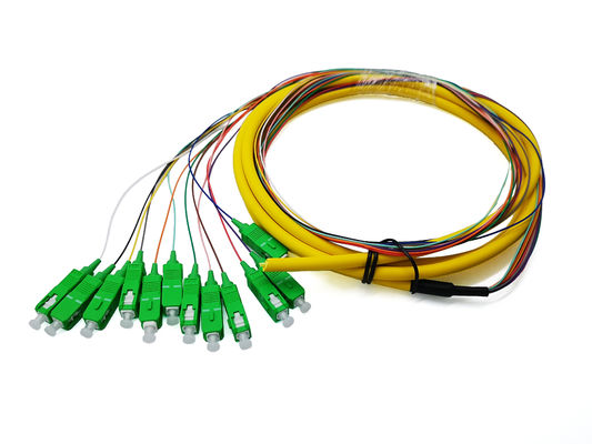 কেনা 12 কালার এসসি এপিসি ফাইবার অপটিক পিগটেলস G657A1 এলএসজেডএইচ 900 এম 3 এমটি এসএম সিরামিক ফেরিল আইএল অনলাইনে উৎপাদন