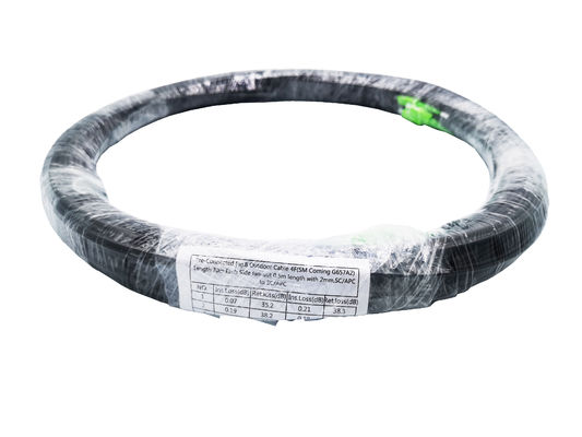 কেনা আউটডোর 30 মি G657A2 ফাইবার অপটিক প্যাচ কর্ড এসএম কর্নিং 2 মিমি এসসি এপিসি সহ অনলাইনে উৎপাদন