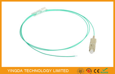 কেনা FTTx এসসি ফাইবার অপটিক Pigtail সংযোগকারী OM3 - 300 10G, এসসি পিগমেন্ট এমএম 5M জল অনলাইনে উৎপাদন