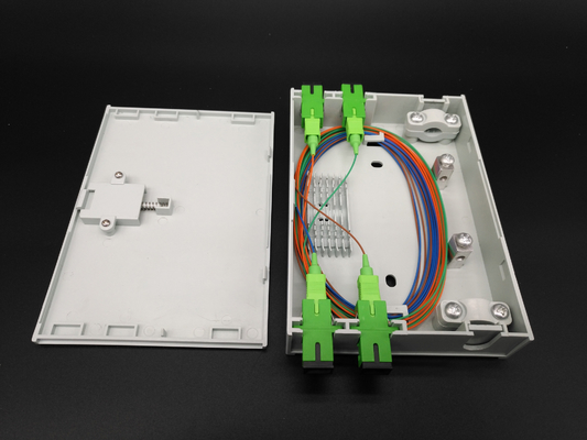 কেনা 4 পোর্ট FTTH অপটিক্যাল ফাইবার টার্মিনেশন বক্স প্রি-টার্মিনেটেড CTO 12 কোর ফিউশন স্প্লাইস বক্স অনলাইনে উৎপাদন