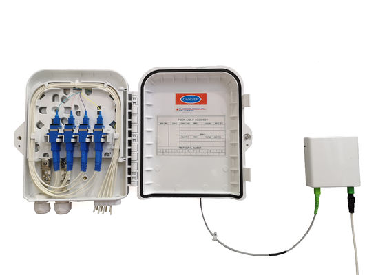 YINGDA FTTH 8 কোর প্লাস্টিকের মেরু মাউন্টিং ফাইবার অপটিক স্প্লিটার বিতরণ বক্স ড্রপ ক্যাবল 3mm ইনডোর জন্য