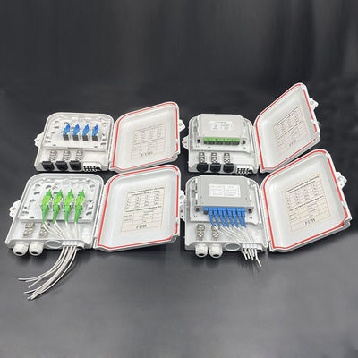 FTTH অ্যাপ্লিকেশনের জন্য আউটডোর ওয়াল মাউন্ট এবং পোল মাউন্ট ফাইবার অপটিক টার্মিনেশন বক্স