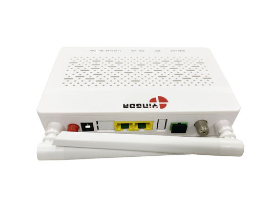 XPON অপটিক্যাল নেটওয়ার্ক ইউনিট OLT 10W 1GE 1FE CATV WIFI ABS কেস