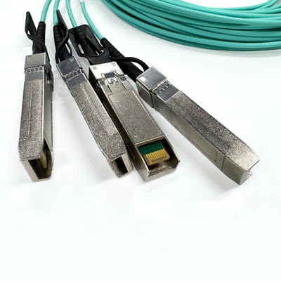 উচ্চ মানের 100G QSFP28 OM3 অ্যাক্টিভ অপটিক্যাল ক্যাবল AOC নেটওয়ার্কের জন্য ব্যবহৃত ক্যাবল অপটিক্যাল ট্রান্সিভার
