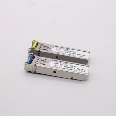 Sfp মডিউল 1.25G 40km T1550 R1310 Sfp ট্রান্সিভার Epon Sfp অপটিক্যাল মডিউল একক মোড ফাইবার এসসি নেটওয়ার্ক Fttx সমাধান