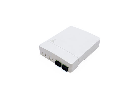 2SC পোর্ট ফাইবার অপটিক টার্মিনেশন FTB86M FTTH PON প্লাস্টিক অপটিক Rosette Caja টার্মিনাল জন্য বক্স